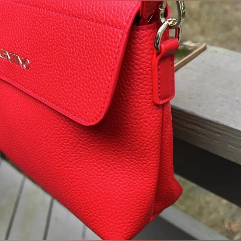 VALENTINO by MARIO VALENTINO Red Crossbody Shoulder Bag, NWOT